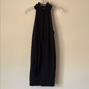 Robert Rodriguez Black Ruffle Mini Dress